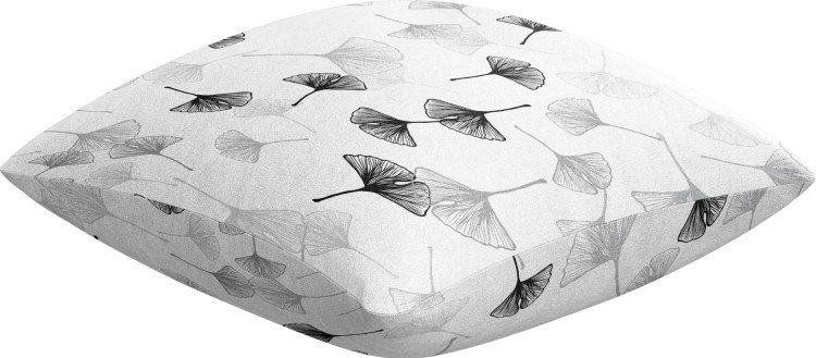 Подушка квадратная Cortin «Дымчатые листочки»
