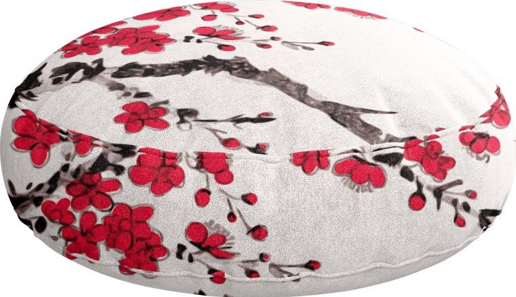 Подушка круглая Cortin «Цветущая сакура»