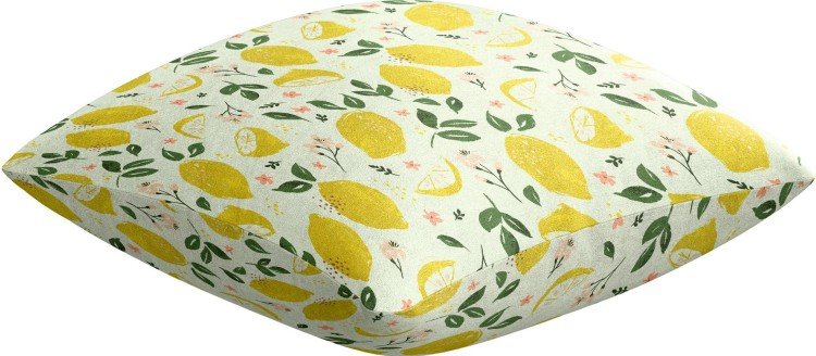 Подушка квадратная Cortin «Сочные лимоны»