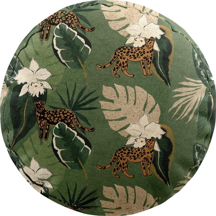 Подушка круглая Cortin «В тропическом лесу»